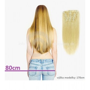 EXTRA HUSTÉ CLIP IN (210g) 80cm dlhé - rovné